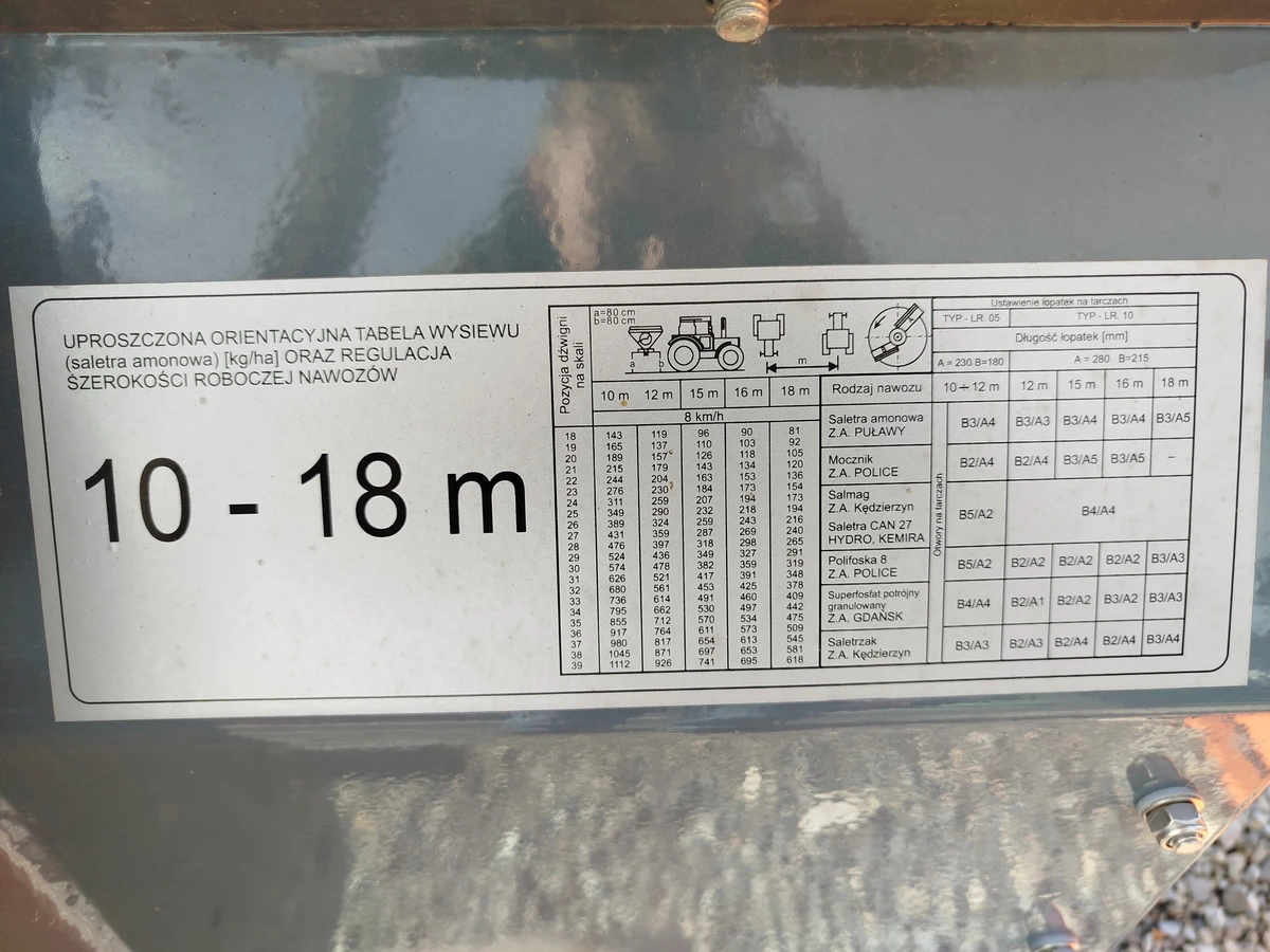 Rozsiewacz nawozu do sadu oraz pola unia Ms-Sad 400 firma Korbanek Rozsiewacz nawozu do sadu oraz pola unia Ms-Sad 400 firma Korbanek