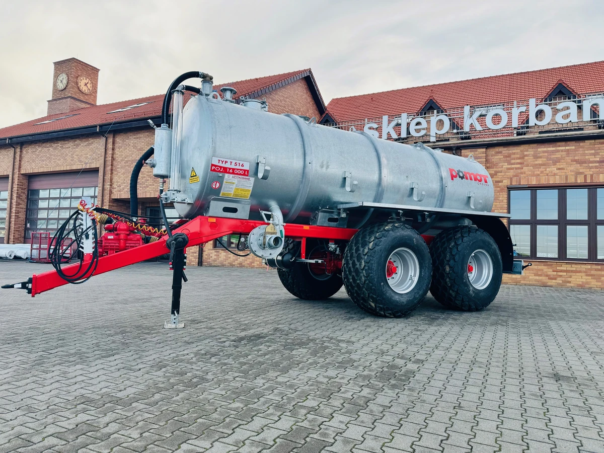Wóz asenizacyjny Pomot Chojna 16000 T-516 Wóz asenizacyjny Pomot Chojna 16000 T-516