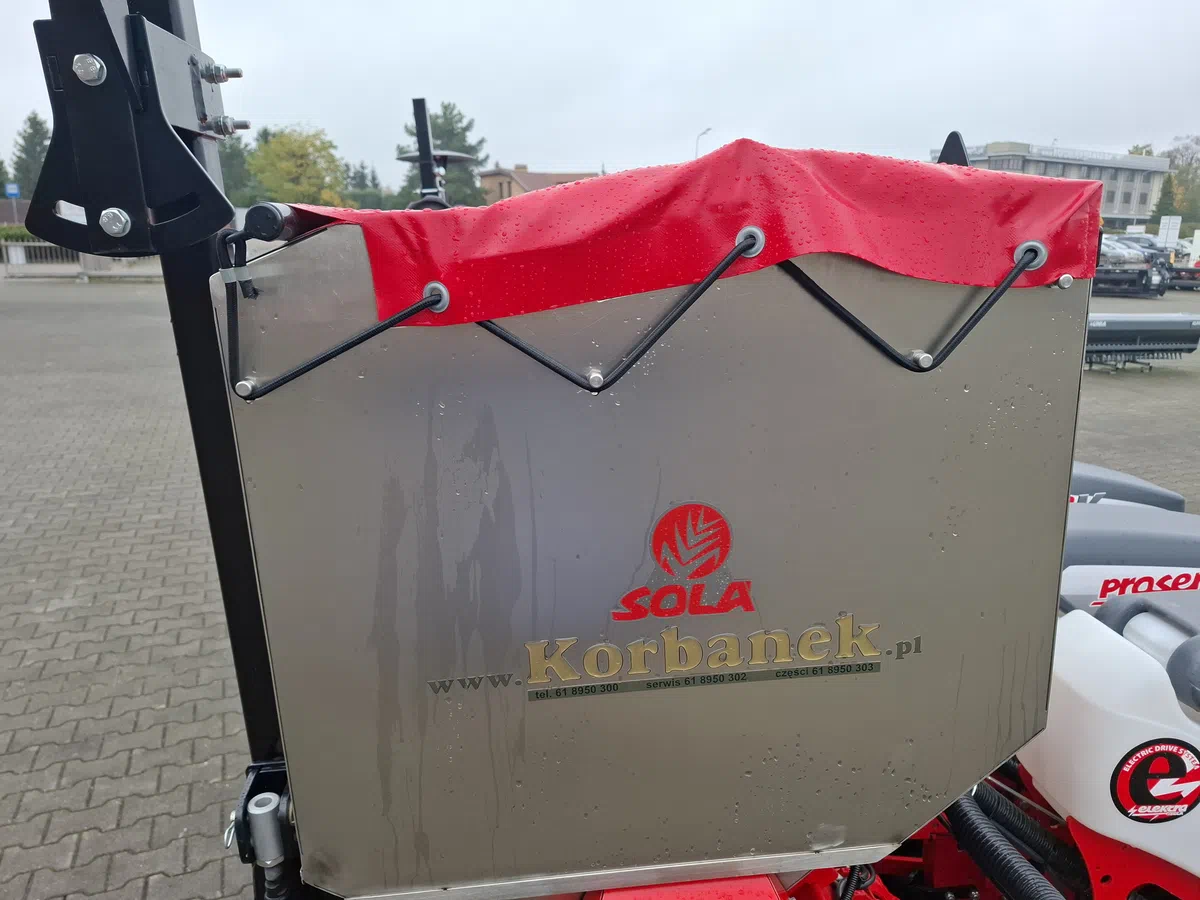 Zbiornik podsiewacza nawozów (540 litrów) ze stali nierdzewnej