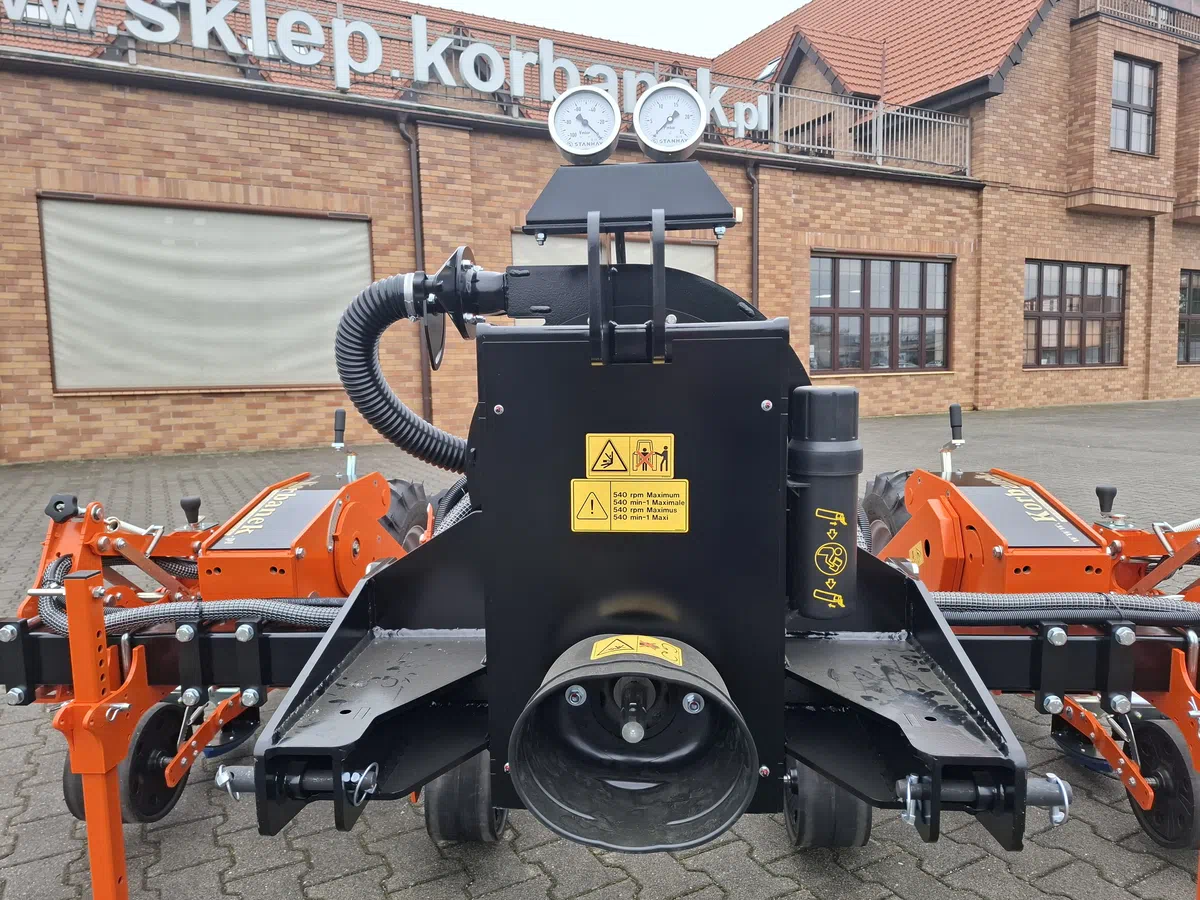 Turbina i trzypunktowy układ zawieszenia siewnika STANHAY X30