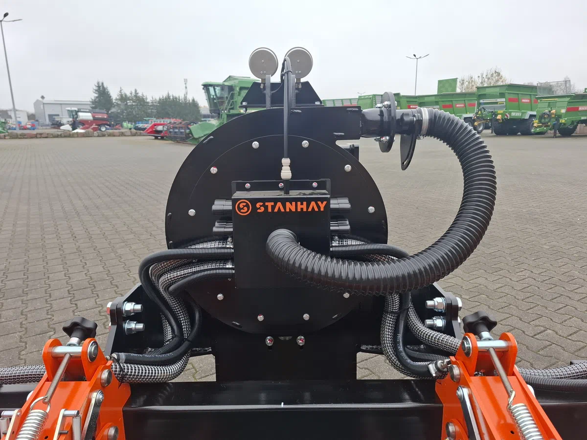 Turbina siewnika widok od tyłu