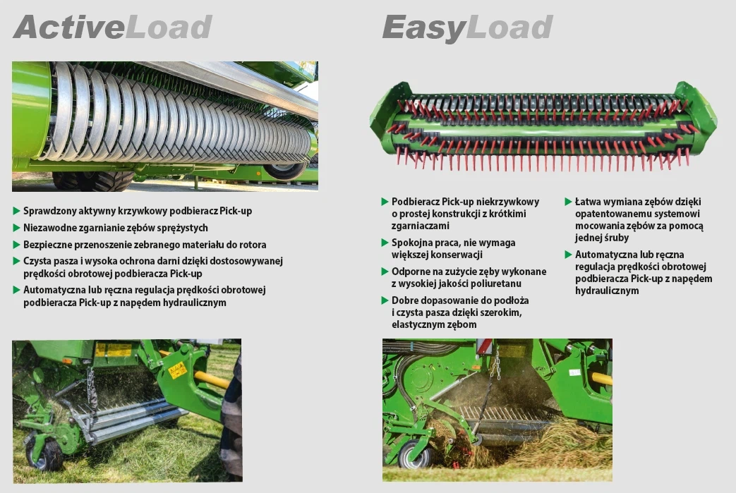 Przyczepa samozbierająca Bergmann Repex - Active Load - Easy Load