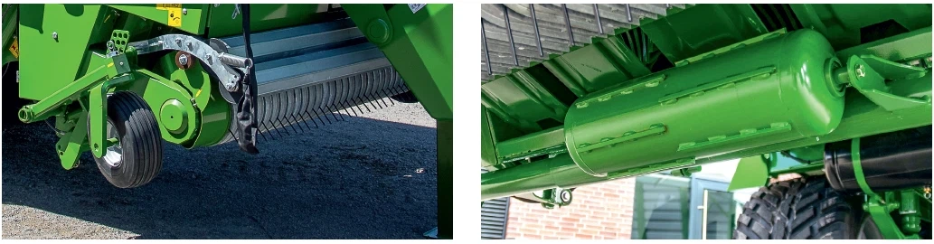 Podbieracz krzywkowy o szerokości 1.940 mm, z 5 rzędami palców - Bergmann ROYAL