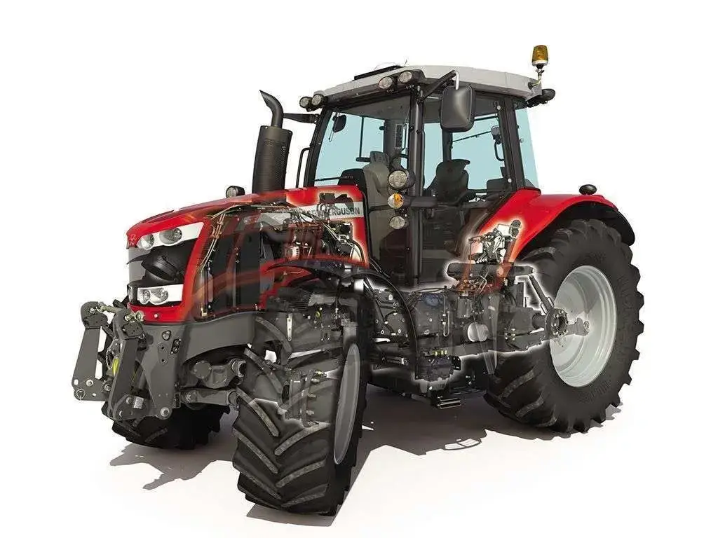schemat budowy ciągnika rolniczego Massey Ferguson serii 6600
