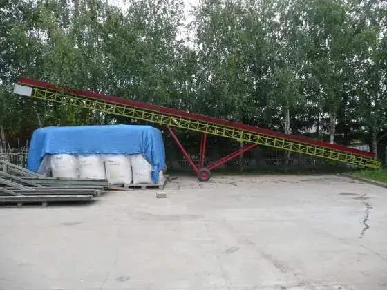 sprawny technicznie używany przenośnik taśmowy 14 m używany przenośnik taśmowy 14 m mocna konstrukcja