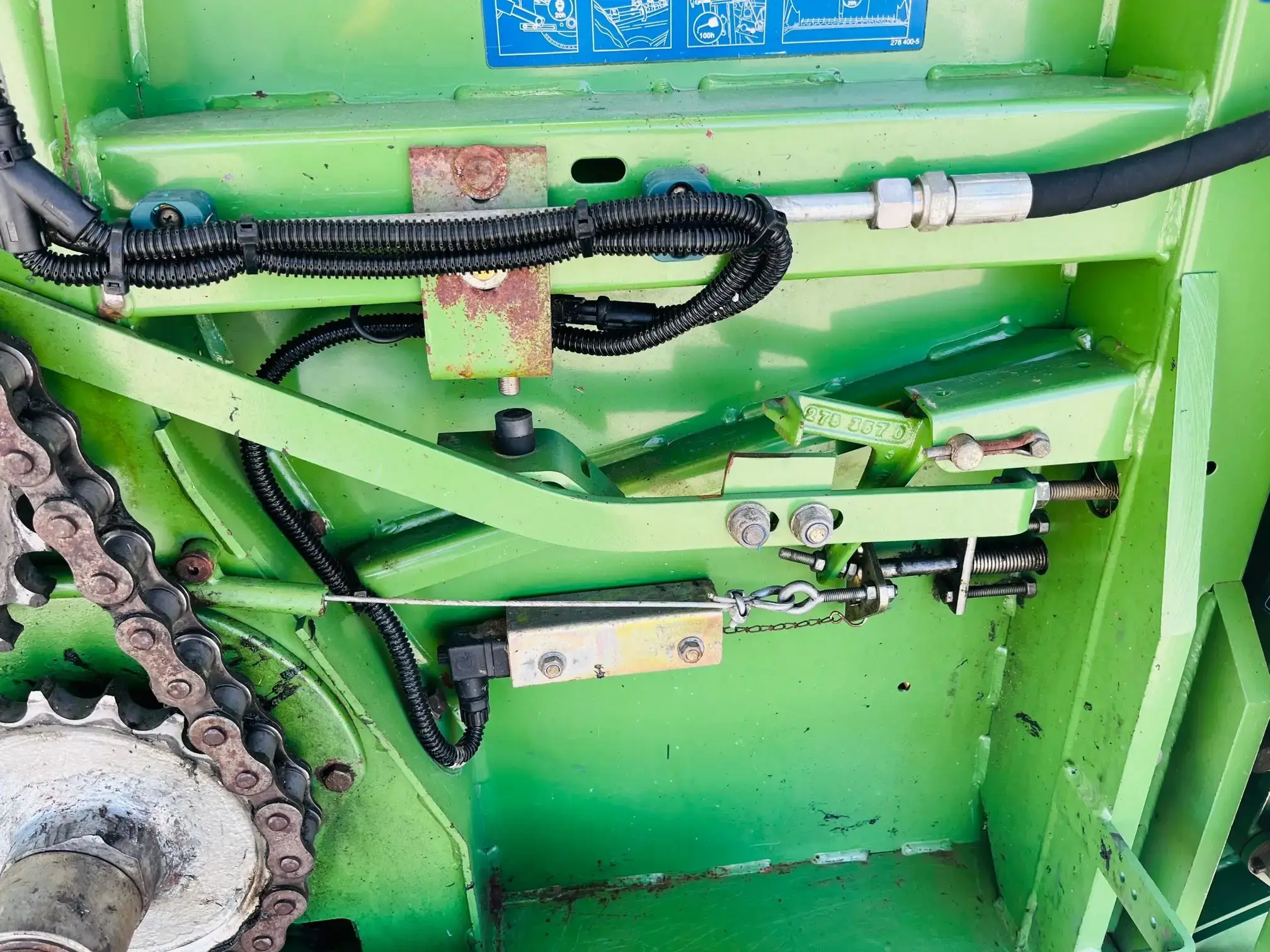 Prasa Krone stałokomorowa łańcuchowa  hydraulika