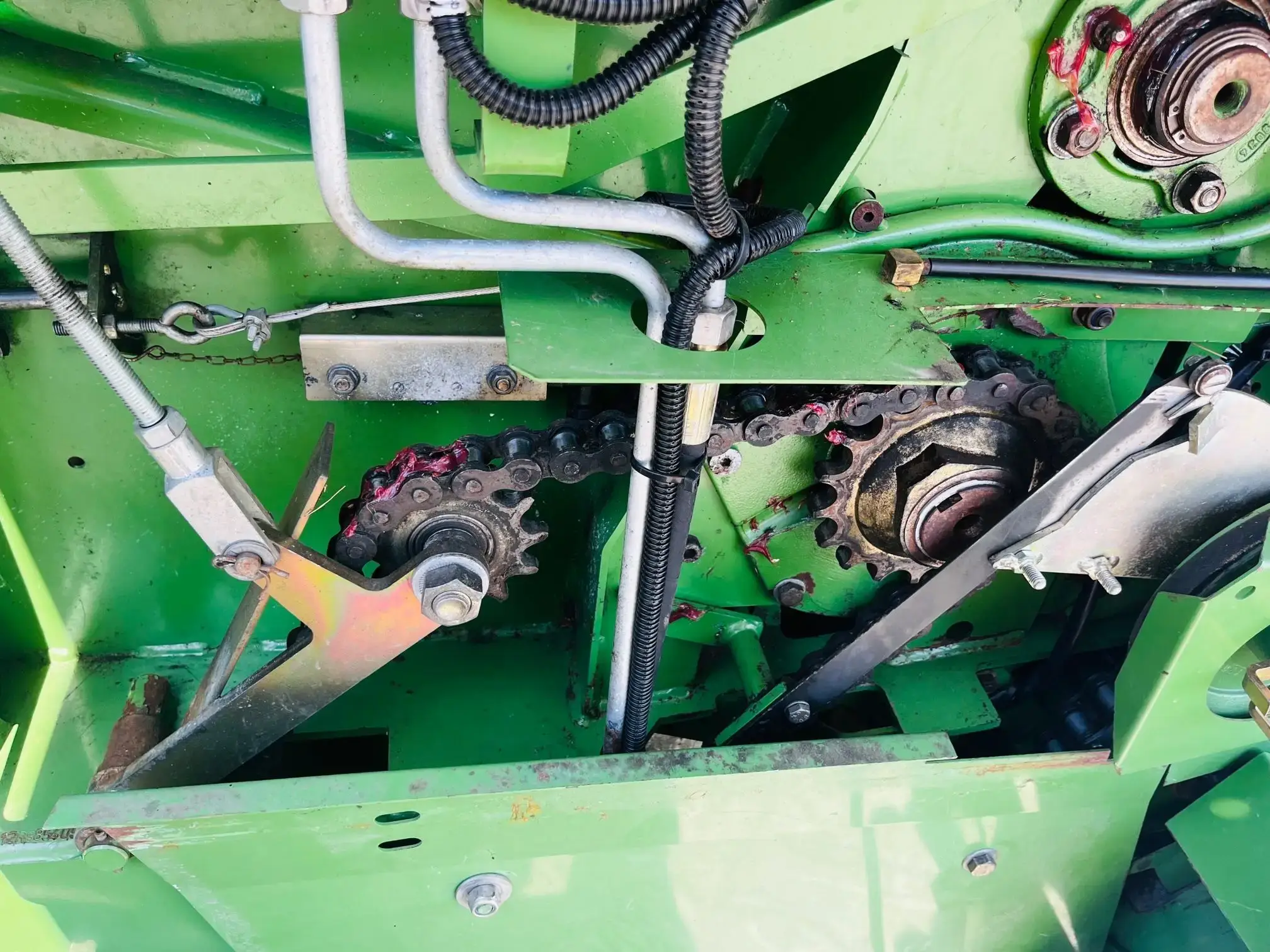 Prasa Krone stałokomorowa łańcuchowa czujniki