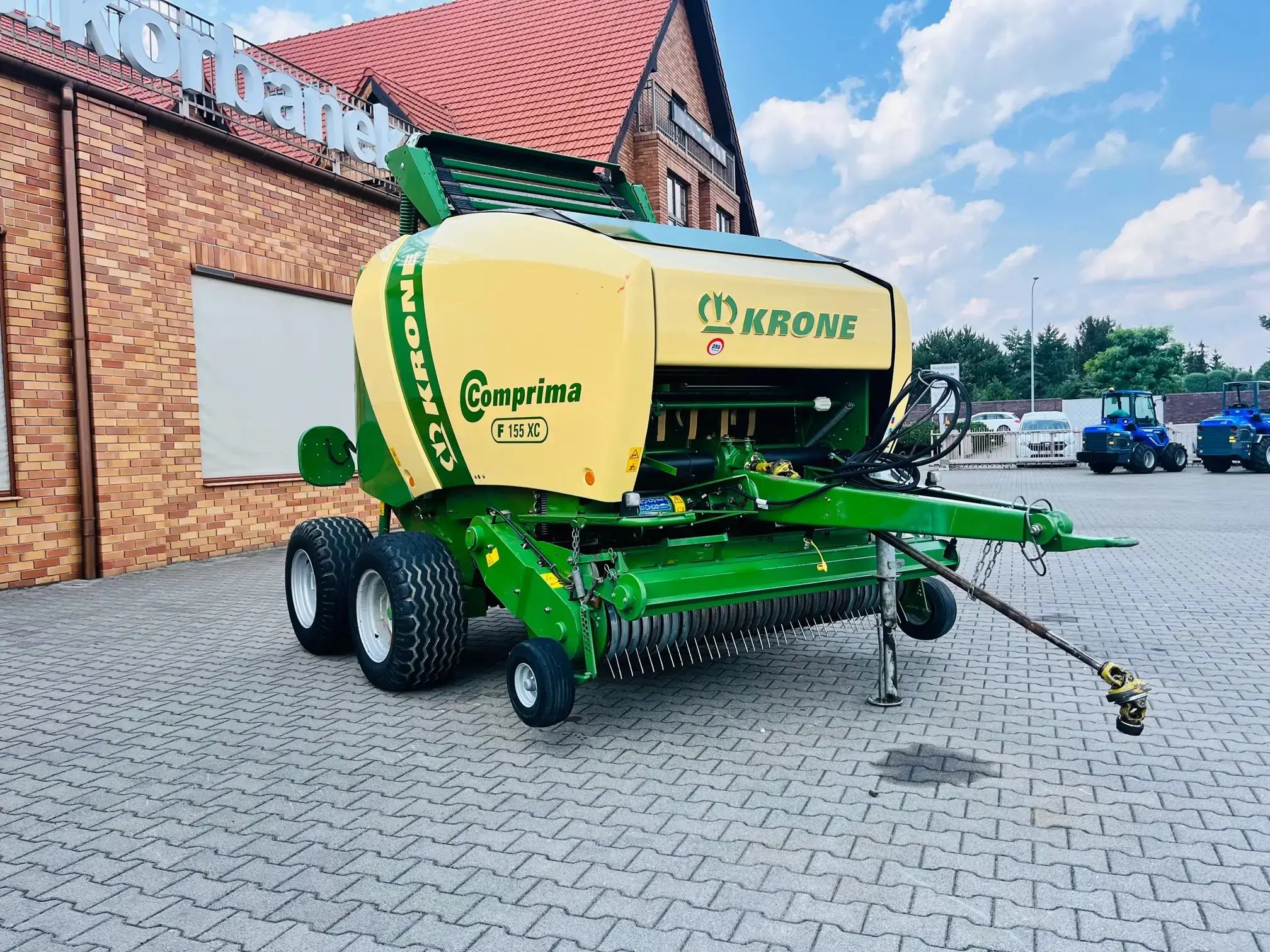 Prasa stalokomorowa lancuchowa krone comprima F 155 XC plac korbanek