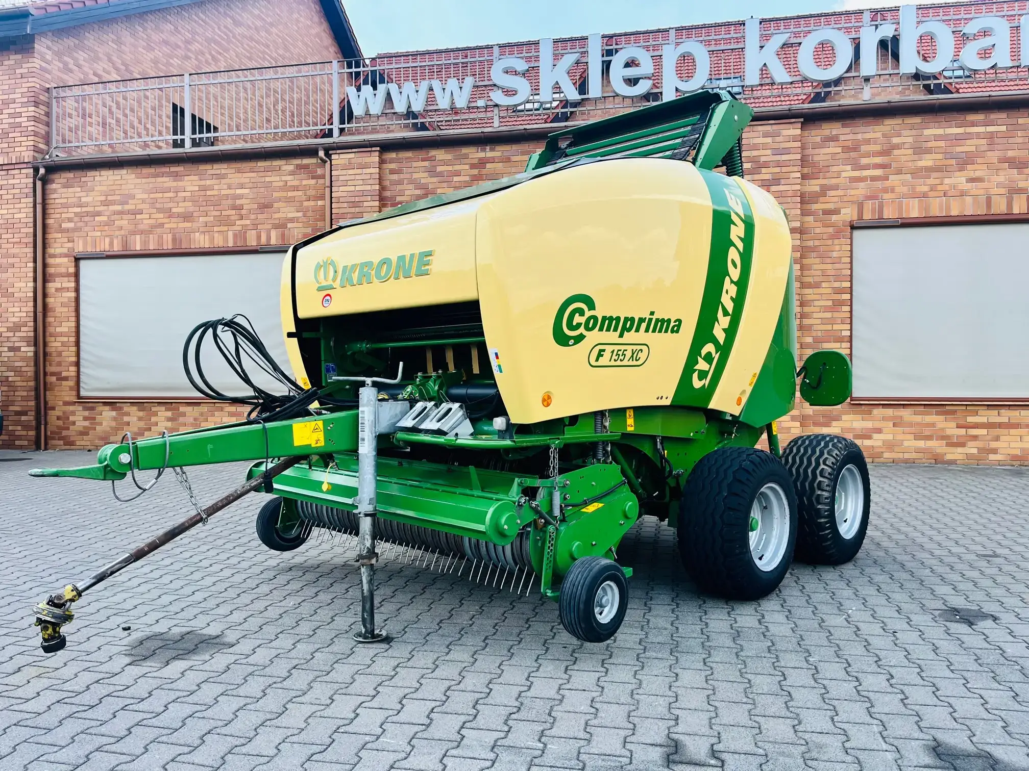 Prasa stalokomorowa lancuchowa krone comprima F 155 XC plac korbanek