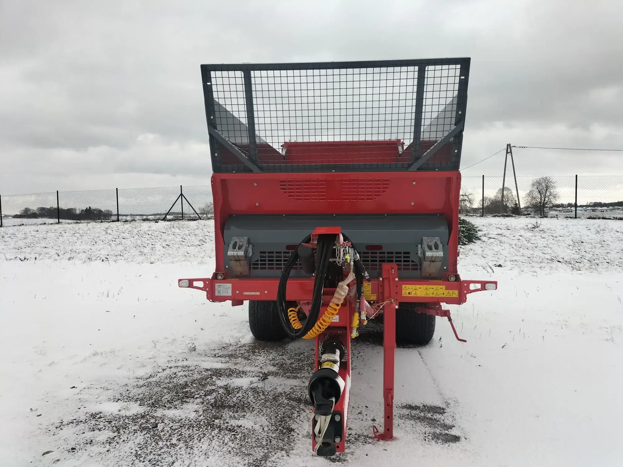 Rozrzutnik obornika Unia Group tandem Tytan 10 PREMIUM TD 2 walce pionowe z talerzami