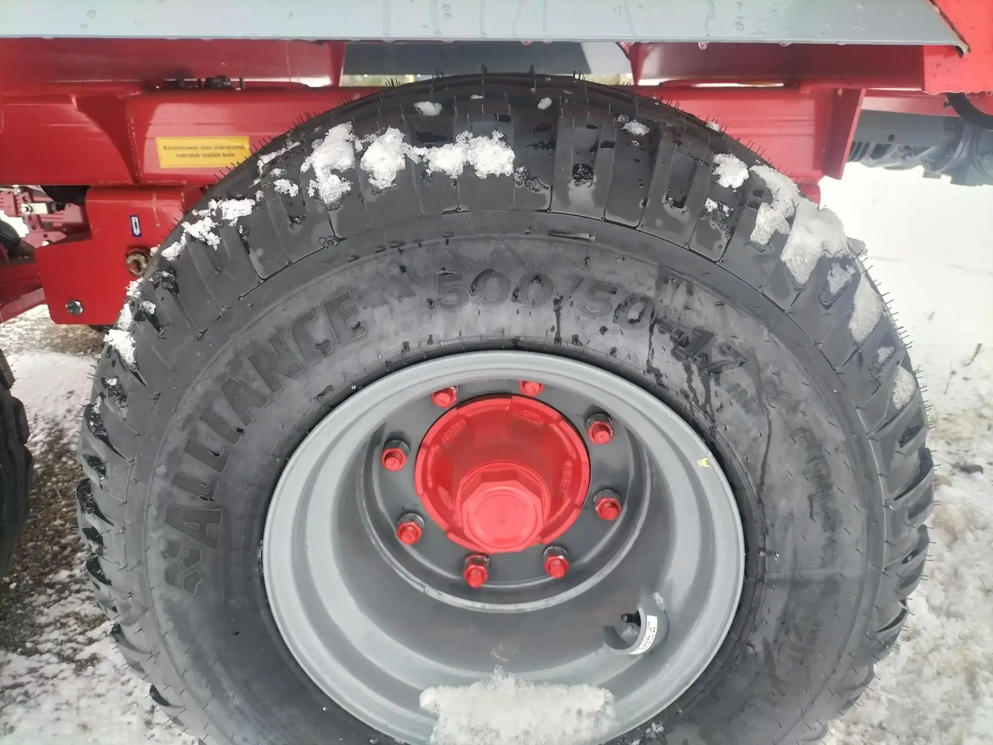 Rozrzutnik obornika Unia Group tandem Tytan 10 PREMIUM TD 2 walce pionowe z talerzami