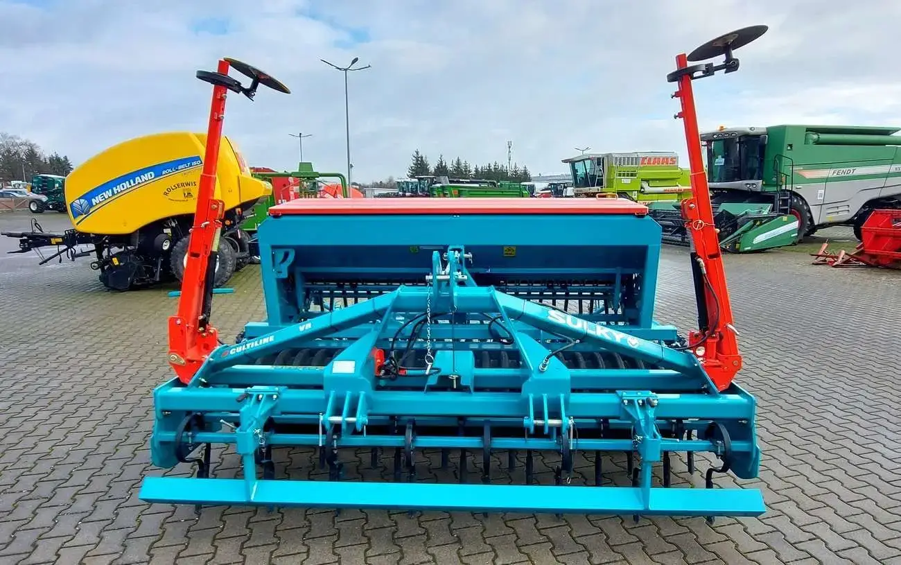 Siewnik zbożowy mechaniczny SULKY 3m z agregatem 2015