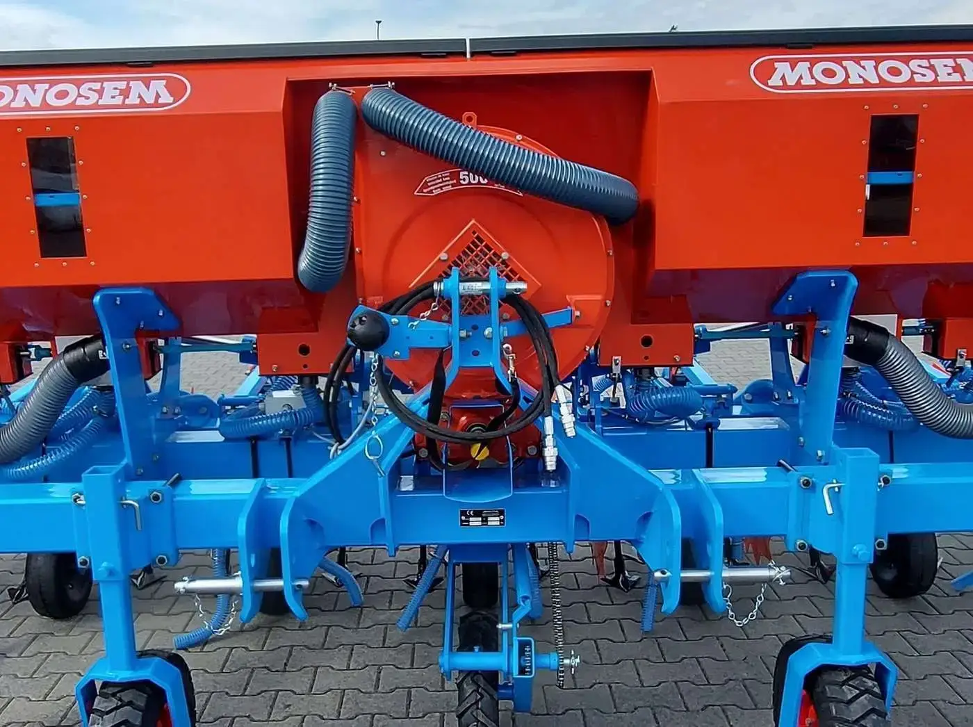 Turbina podsiewacza nawozów na pielniku, z napędem Turbina podsiewacza nawozów, z napędem