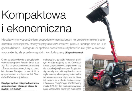 Kompaktowa ładowarka marki Faresin