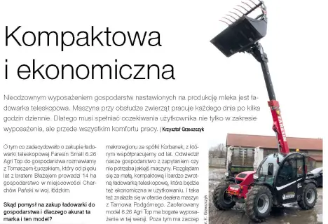 Kompaktowa ładowarka marki Faresin