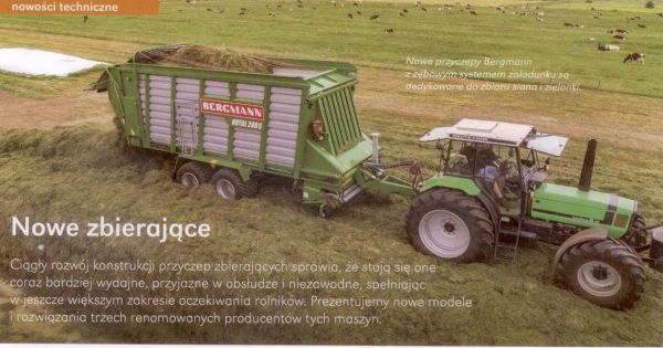 Bergmann nowości przyczepy samozbierające