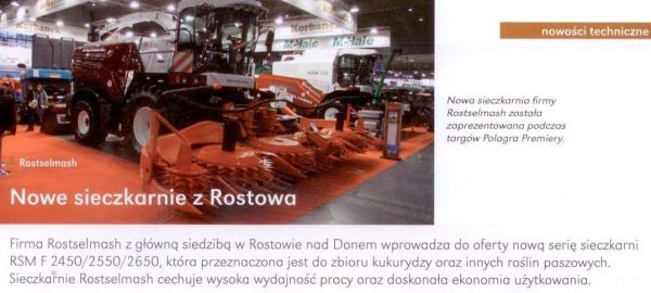 Sieczkarnia Rostselmash 