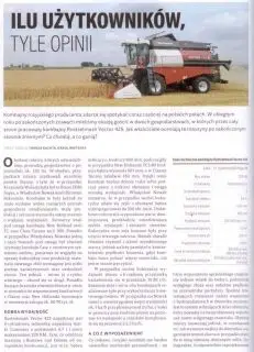 Vector 425 kombajn zbożowy marki Rostselmash 