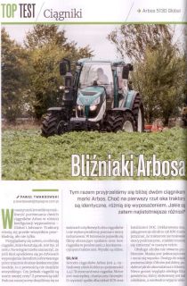 Ciągnik Arbos podczas pracy 