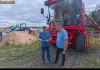Pan Krzysztof z miejscowości Trzęśniew zakupił kombajn rotorowy Aupax GM 100