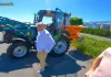 Nowy ciągnik Aupax 3055 sprawdzi się w pracach typowo letnich, jak i zimowych w przedsiębiorstwach z różnych branż