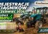 REJESTRACJE CIĄGNIKÓW W CZERWCU 2026