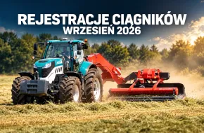 REJESTRACJE CIĄGNIKÓW NOWYCH W POLSCE - WRZESIEŃ 2026 PODSUMOWANIE REJESTRACJE CIĄGNIKÓW NOWYCH W POLSCE - WRZESIEŃ 2026 PODSUMOWANIE