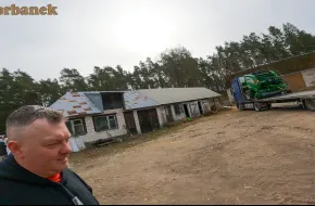 Pan Grzegorz i jego nowy nabytek prasa Mchale F5 550 od Korbanek