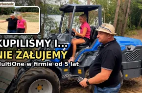 Rodzinna firma ogrodniczo-budowlana wybrała miniładowarkę Multione Miniładowarka multione w rodzinnej firmie