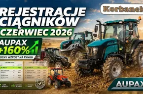 REJESTRACJHE CZERWIEC 2026 REJESTRACJE CIĄGNIKÓW W CZERWCU 2026