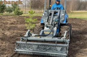 Praca glebogryzarką separacyjną z ładowarką MultiOne Praca MultiOne