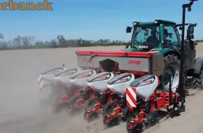 Siewnik Sola ciągnik Aupax