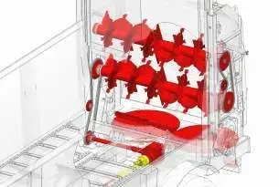 Adapter poziomy EPAN 7 do precyzyjnego rozrzutu również w małych dawkach Adapter poziomy EPAN 7 wyposażeniem dodatkowym rozrzutników Jeantil EPR