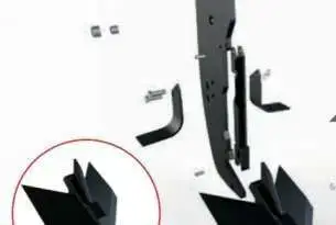 Dłuto z węglika spiekanego z elementami wymiennymi zęba Dłuto z węglika spiekanego wyposażeniem opcjonalnym głębosza Helios