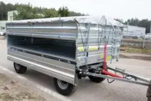 Plandeka ze stelażem w cynkomet T-169