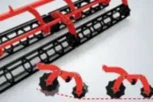 Podwójny wał strunowy jest wyposażeniem dodatkowym bron talerzowych Normandie