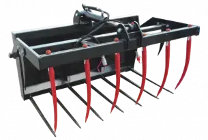 krokodyl trzynaście zębów ładowacza czołowego metal technik