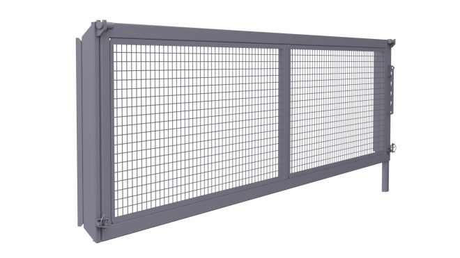 Nadstawa siatkowa o wysokości 500 mm zwiększa pojemność przyczepy rolniczej T963 Metal-Fach