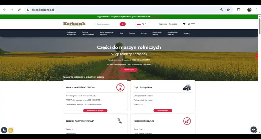 SKLEP KORBANEK