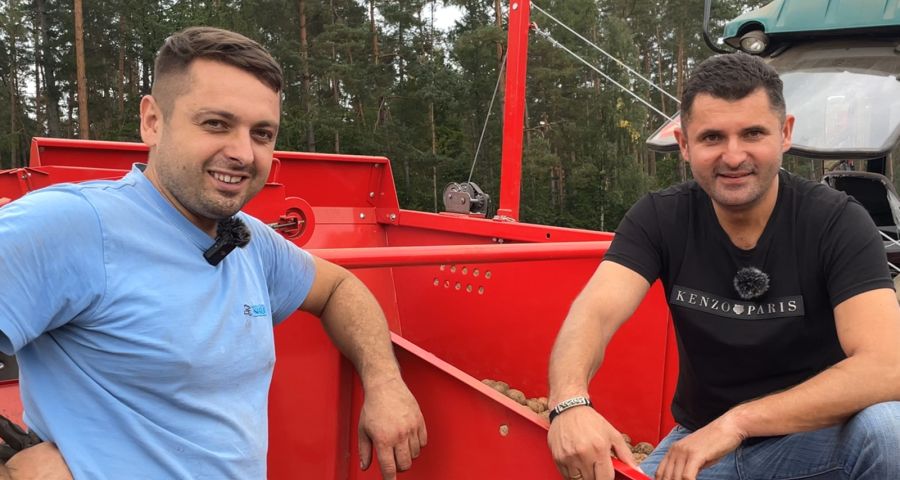 Zbiór ziemniaków na Kaszubach