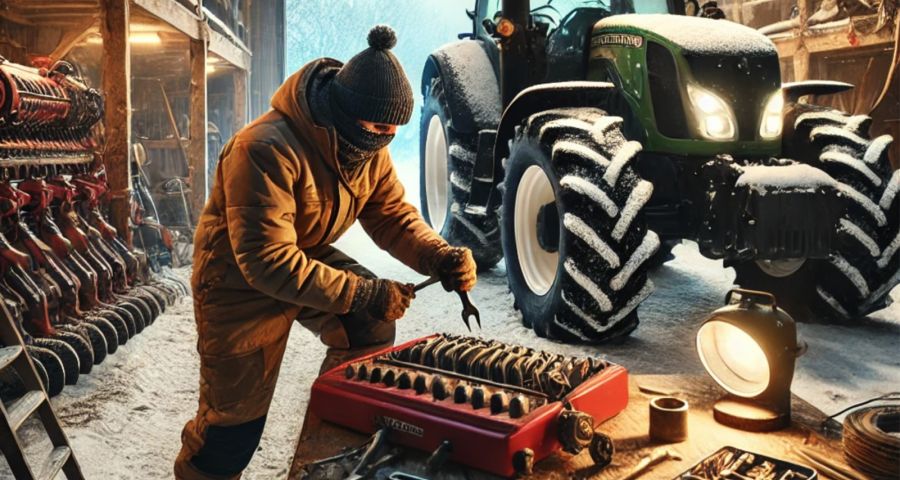 Smarowanie części maszyn które narażone są na warunki atmosferyczne