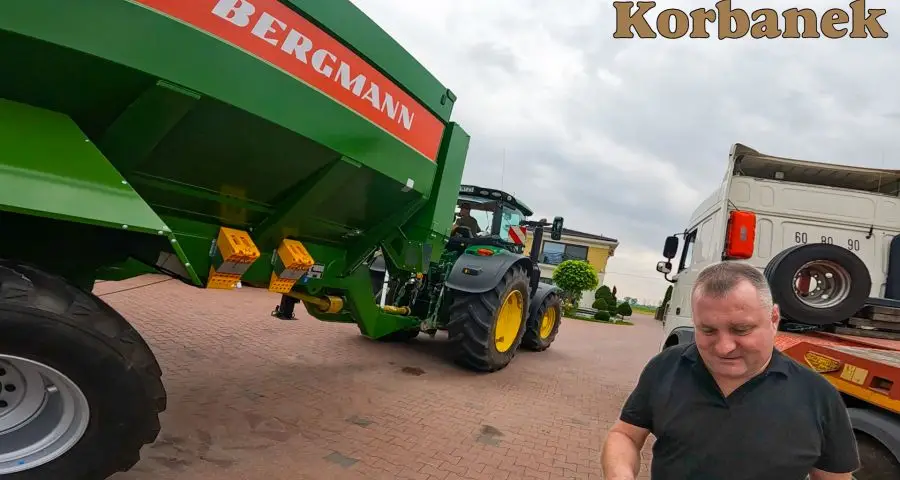 Pan Przemysław nabył w 20204 roku przyczepę przeładowczą Bergmann GTW 300 od Korbanek