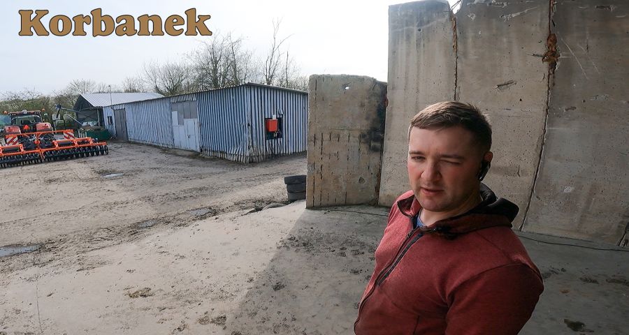 Pan Radosław prowadzi duże gospodratwo i świadczy usługi  - kupił od Korbanek duży agregat Mandam 6.0H