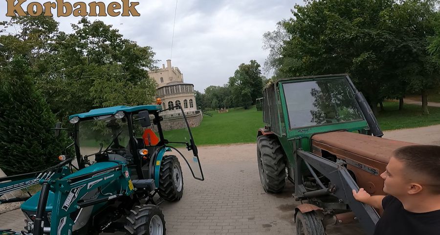 Zarządzający Zamkiem Wielkopolskim w Rokosowie zakupili do pielęgnacji terenów wokół zamku ciągnik Arbos 2025