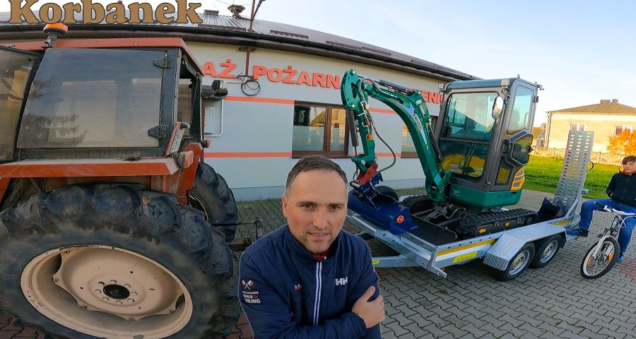 Pan Zbigniew kupił koparkę Lovol, aby wesprzeć swoją działalność - firmę zajmujaca się instalacjami elektrycznymi