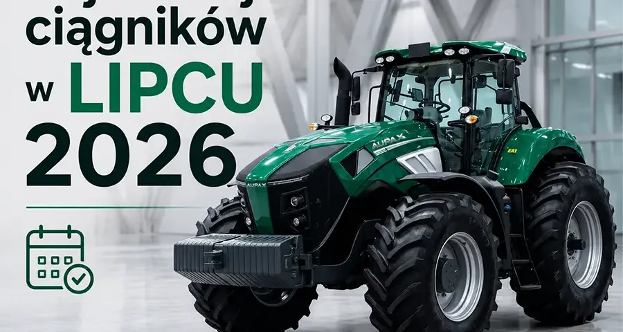 REJESTRACJE CIĄGNIKÓW NOWYCH W POLSCE - LIPIEC 2026 PODSUMOWANIE REJESTRACJE CIĄGNIKÓW NOWYCH W POLSCE - LIPIEC 2026 PODSUMOWANIE