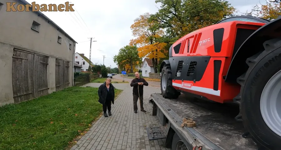 Nowy nabytek Pani Krystyny i jej rodziny - ułatwi pracę na ich ponad 80 ha gospodarstwie