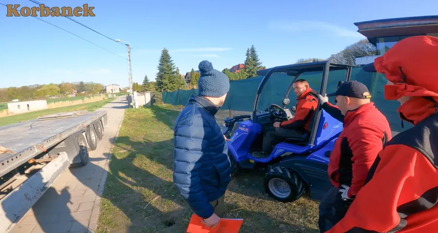 Nowa maszyna MultiOne  - Pana Adama, który prowadzi firmę zajmująca się projektowaniem i wykonywaniem ogrodów w Rybniku