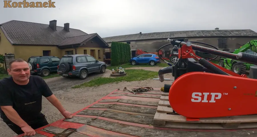 Pan Piotr zdecydował się na zakup maszyn z portfolio marek Korbanek - ze wględu na bliskośc dealera i dobre relacje ze Sprzedawcą