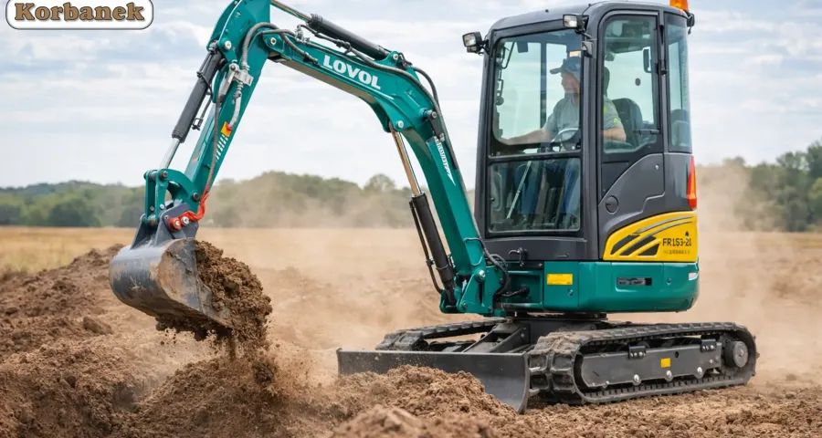 Minikparki Lovol do prac w ciasnych miejscach Wielozadaniowe minikoparki Lovol do prac budowlanych